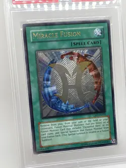 Miracle Fusion PSA 9 MINT Ultimate Rare CRV-EN039 Cybernetic Revolution Yugioh - Image 5