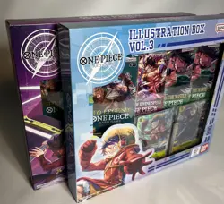 One Piece Illustration Box Vol. 3-4 - Box IB03-04 =. 8 Boosters and 4 Promos - Image 1
