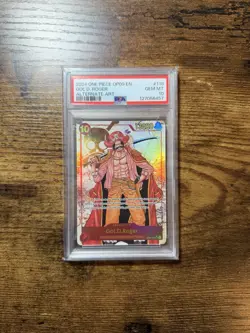 One Piece Emperors In The New World Gol D Roger OP09-118 SEC Alt Art PSA 10 ENG - Image 1