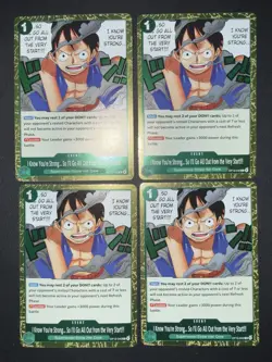 One Piece I Know You’re Strong. OP13-040 R (Playset of 4) OP-13 English - Image 1