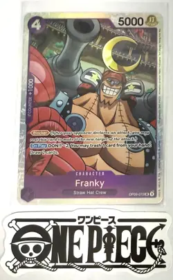 One Piece OP09-072 SR Franky - Foil - English - TCG - Mint - Image 1