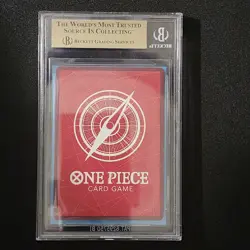 Monkey D Luffy 2022 One Piece Romance Dawn #OP01-003 Leader Alt Art BGS 9.5 - Image 2