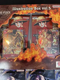 One Piece Illustration Box VOL 5 & 6 With 5 OP-14 Booster Sleeve Packs SEALED - Image 2