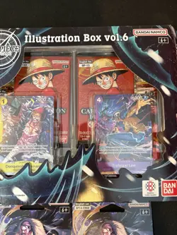 One Piece Illustration Box VOL 5 & 6 With 5 OP-14 Booster Sleeve Packs SEALED - Image 3