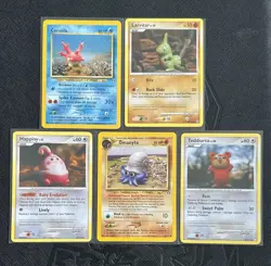 Pokemon TCG 5 Card Yuka Morii Art Lot (English) : LP-NM - Image 1