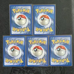 Pokemon TCG 5 Card Yuka Morii Art Lot (English) : LP-NM - Image 2