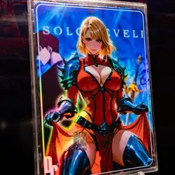 Cha Hae In Trading Waifu Card Solo Leveling New Sealed Holo Flash Anime Premium - Image 1