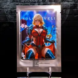 Cha Hae In Trading Waifu Card Solo Leveling New Sealed Holo Flash Anime Premium - Image 4