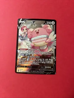 Pokemon TCG Blissey v Full Art Holo Card TG22/TG30 Near Mint Pack Fresh - Image 1