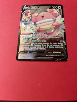 Pokemon TCG Blissey v Full Art Holo Card TG22/TG30 Near Mint Pack Fresh - Image 2