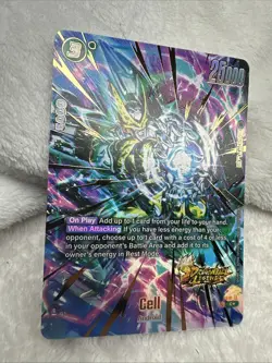 Cell FS10-10 Gold Alternate Art Dragon Ball Super Fusion World Giblet- Card Only - Image 2