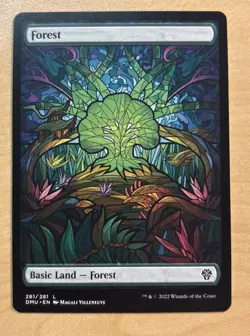 Magic The Gathering FOREST (SHOWCASE) Card, Dominaria United - Image 1