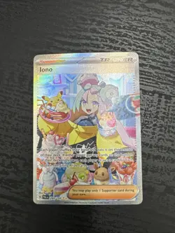 Pokemon TCG Iono Trainer Paldea Evolved Special Illustration Rare Card 269/193 - Image 1