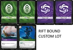 Custom card lot - Riftbound TCG OGN League of Legends NM - Image 1
