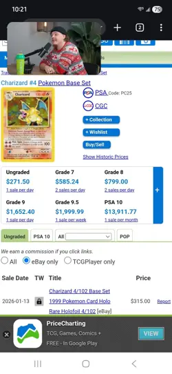 Pokemon Cards Binder Holo Vintage Rare Cards Charizard. - Image 1
