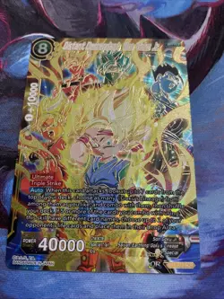 Dragon Ball Super Card Game Distant Descendant Son Goku Jr BT4-123 SCR - Image 1