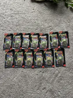Pokemon TCG Phantasmal Flames Blister Packs With Promo Cards Coin Bundle Of 13 - Image 1