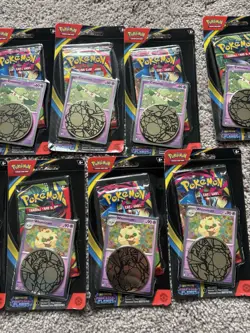 Pokemon TCG Phantasmal Flames Blister Packs With Promo Cards Coin Bundle Of 13 - Image 4