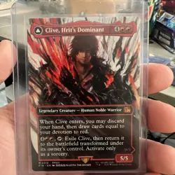 Clive, Ifrit's Dominant Borderless Final Fantasy MTG Card Magic: The Gathering - Image 1
