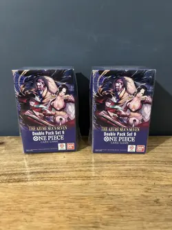 Two One Piece Card Game The Azure Sea's Seven Double Pack Set 9 (English) Sealed - Image 1
