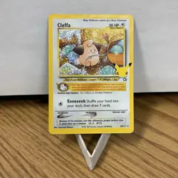 HOLO Cleffa 20/111 - NM - Pokemon 25th Celebrations Secret Rare Classic Card - Image 3