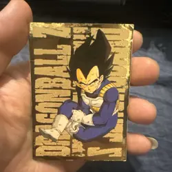 Vegeta DBZ Dragon Ball Z 1999 FUNimation Gold Card G-8 Chase Card - Image 1
