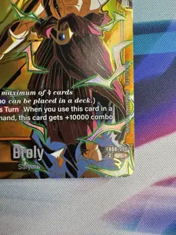 Broly FB08-088 Legendary Alternate Art Saiyan's Pride Dragon Ball English Card - Image 5