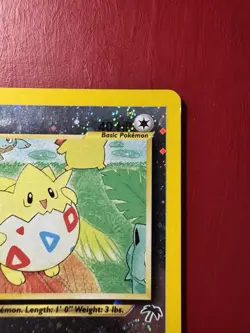 Togepi 4/18 Reverse Holo Southern Islands Pokemon Card MP No Creases - Image 4