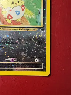 Togepi 4/18 Reverse Holo Southern Islands Pokemon Card MP No Creases - Image 5