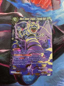 DBS Card Game Black Smoke Dragon, Eternal Evil SCR Universal Onslaught NM - Image 2