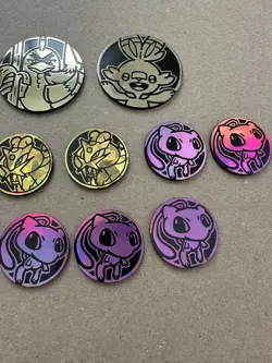 Pokemon Trading Card Games Mew RARE COLLECTIBLE * Coin MIXED LOT 15 - Image 5