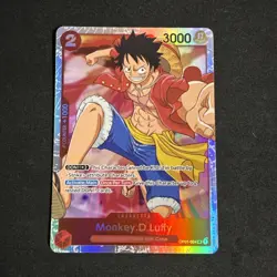 One Piece Card Game Monkey.D.Luffy OP01-024 Super Rare English Near Mint - Image 1