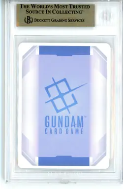 BGS GEM MINT 9.5 Gundam Card Game Gundam RX-78-2 GD01-001 LR+ Newtype Rising - Image 2