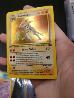 Pokemon Kabutops Fossil 9/62 Holo Rare 1st Edition French 60 Card 1999 - Image 4