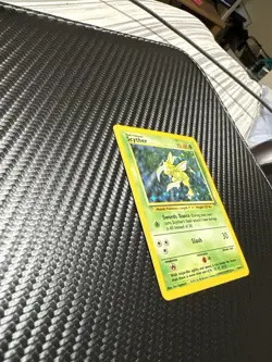 Scyther Jungle No Jungle Symbol Error Holo 10/64 WOTC Vintage Pokemon Card LP - Image 3