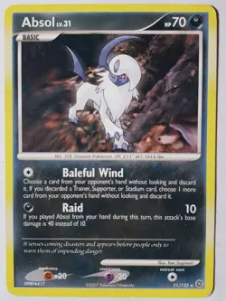 Absol 21/132 PL - RARE Secret Wonders Pokemon Card - $2 Combined Shipping - Image 1