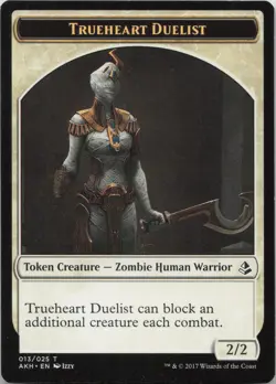 Trueheart Duelist // Snake Double-Sided Token T Amonkhet 13 // 23 - LP MTG - Image 1