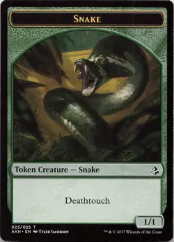 Trueheart Duelist // Snake Double-Sided Token T Amonkhet 13 // 23 - LP MTG - Image 2