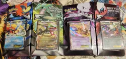POKEMON BATTLE ARENA DECKS KELDEO vs RAYQUAZA & MEWTWO vs DARKRAI SEALED - Image 1