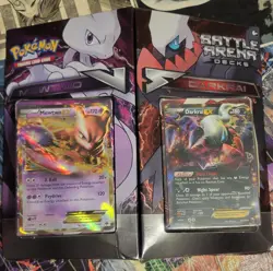 POKEMON BATTLE ARENA DECKS KELDEO vs RAYQUAZA & MEWTWO vs DARKRAI SEALED - Image 2