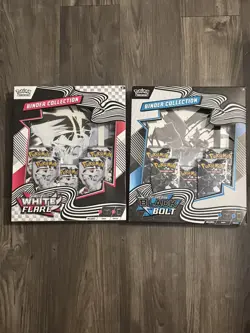 Pokemon Black Bolt & White Flare Binder Collection Bundle Set of 2 NEW - SEALED! - Image 1