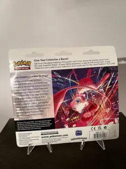Pokemon TCG Fusion Strike 3 Pack Blister With Coin - Image 2