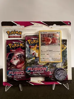 Pokemon TCG Fusion Strike 3 Pack Blister With Coin - Image 3