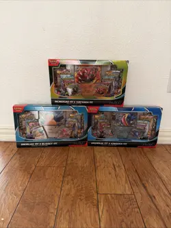 Pokemon Walmart Black Friday Special Collection Box’s NEW and SEALED lot of 3 - Image 1