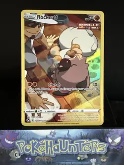 Pokemon Card Rockruff TG07/TG30 Silver Tempest Trainer Gallery Holo NM - Image 1