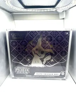 Pokemon TCG: Paldean Fates Elite Trainer Box Sealed w/ Acrylic Case - Image 1