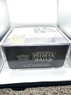 Pokemon TCG: Paldean Fates Elite Trainer Box Sealed w/ Acrylic Case - Image 3