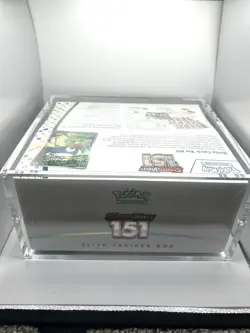 Pokemon TCG Scarlet & Violet 3.5 151 Elite Trainer Box MINT w/ Acrylic Case 820650853159 - Image 5