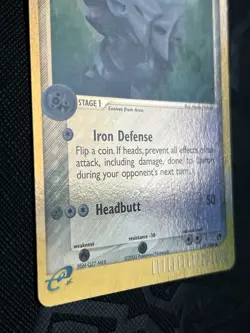 Pokemon TCG Lairon 41/100 EX Sandstorm Reverse Holo E-Reader (English) - NM - Image 5