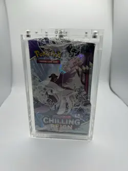 Pokemon TCG Chilling Reign Booster Box - Sealed and MINT!!! in Acrylic Case - Image 2